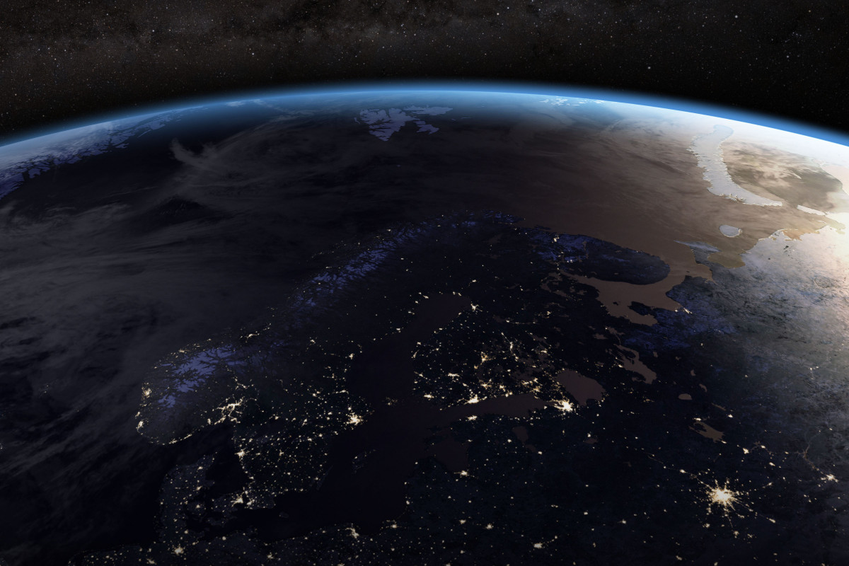 EARTH AT NIGHT NASA